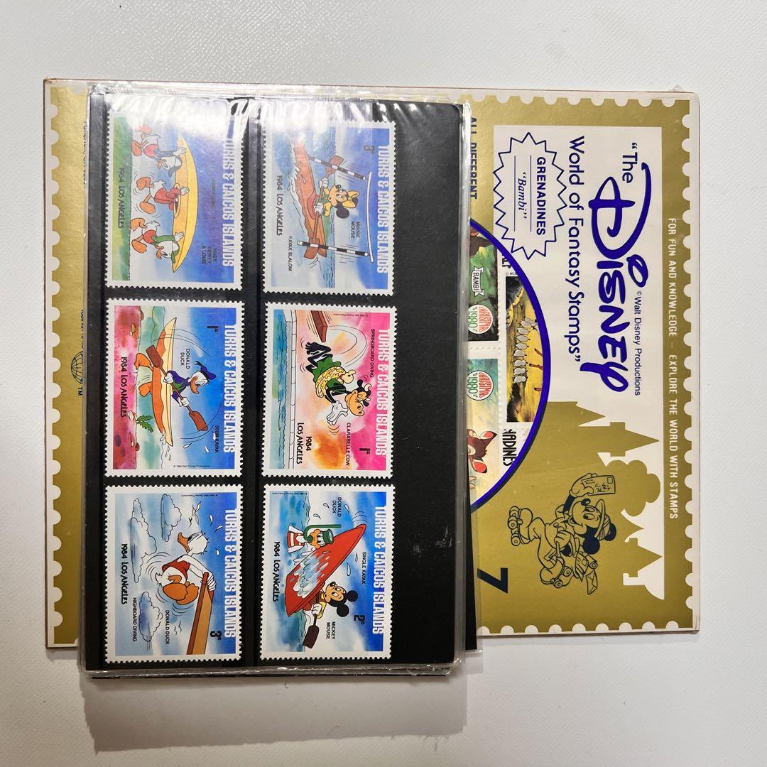 ディズニー Disney 海外 切手 コレクション まとめ 未使用品 バンビ 