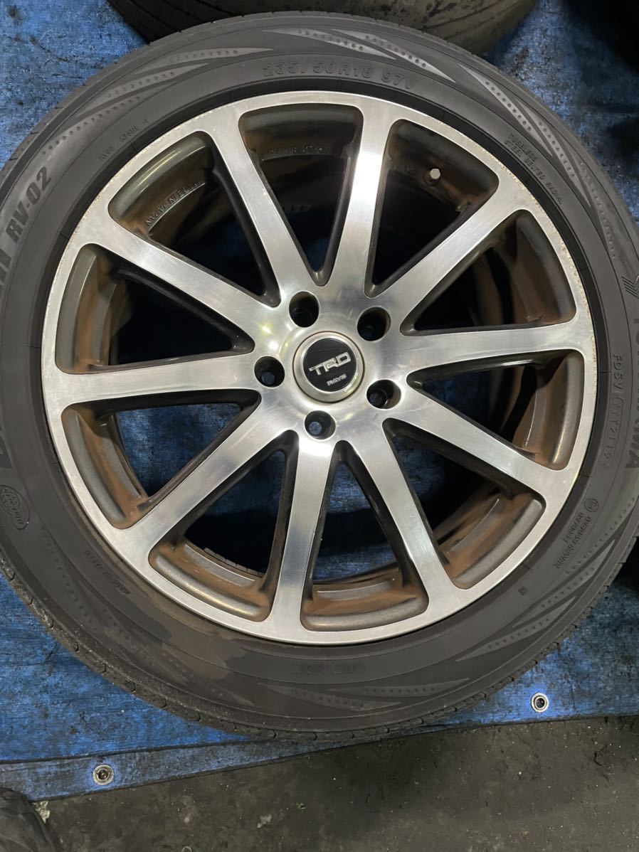 RAYS TRD トヨタ純正 オプション 18インチ ホイール 18×7.5J +47 