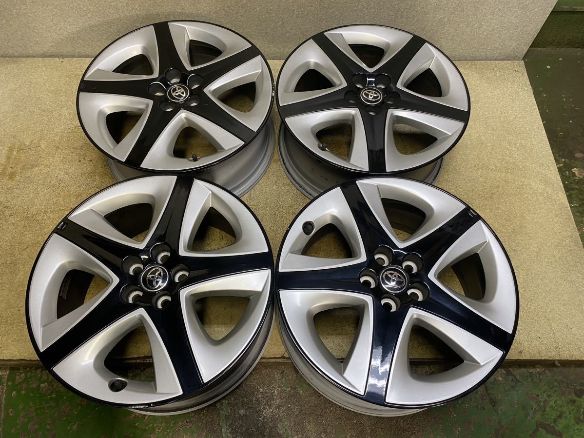 50系プリウス・Sツーリング純正ホイール 17インチ 7J +50 100/5H 中古4