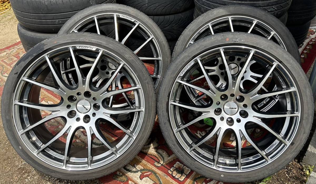 格安スタート RAYS CWP レイズ HOMURA 2x7 8J 245/35ZR20 2019年製