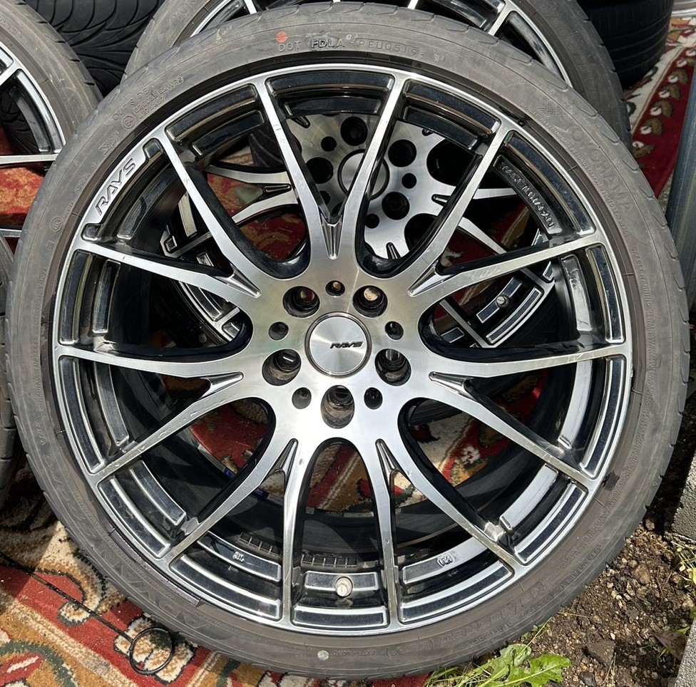 格安スタート RAYS CWP レイズ HOMURA 2x7 8J 245/35ZR20 2019年製