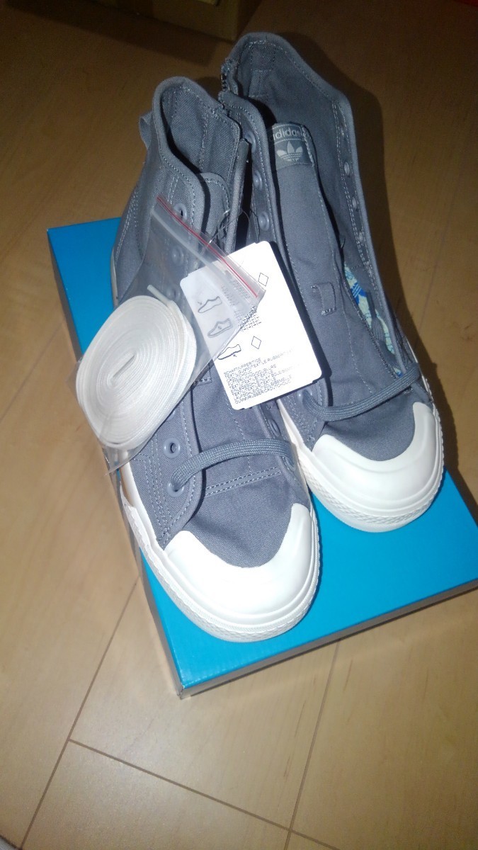新品未使用　 adidas human made NIZZA アディダス　ヒューマンメイド　ニッツァ グレー 　27.0cm