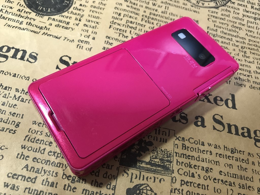□中古□保証付き□docomo P-03D pink□判定○□7174 P-