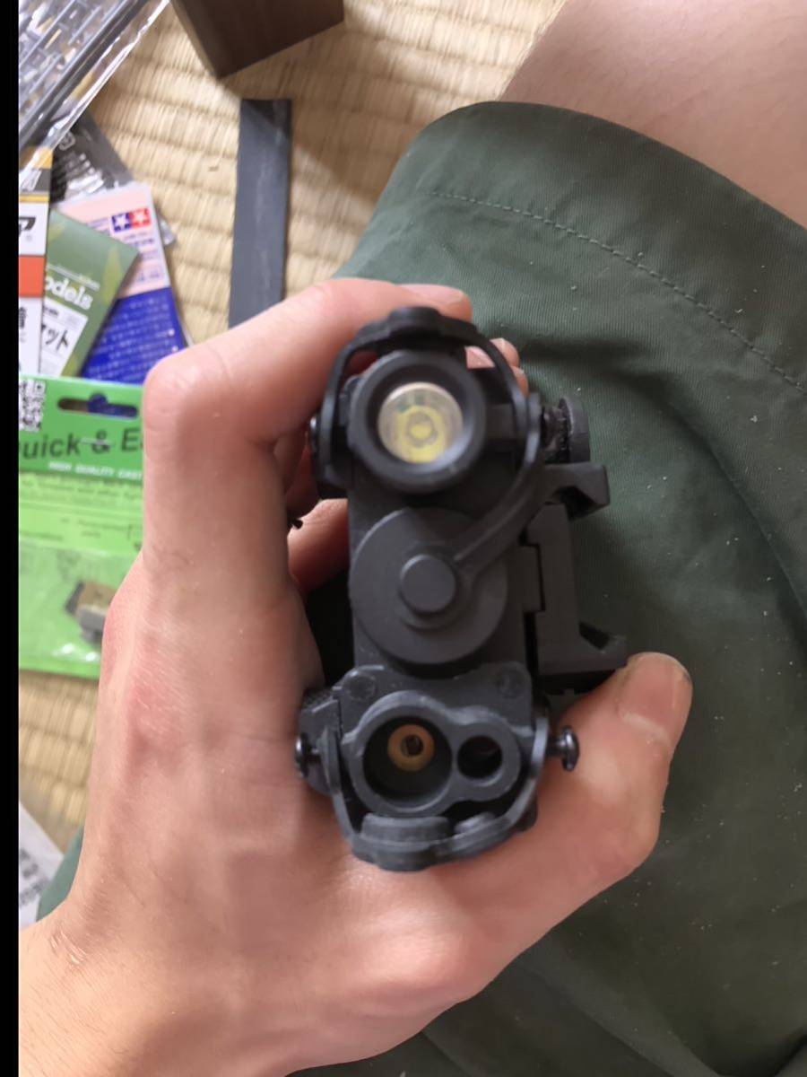 DBAL-A2タイプ レーザーサイト 樹脂製 レプリカ LEDライト搭載モデル WADSN ELEMENT SOTAC 20mmレール対応  ダークアース(タンカラー)TAN DBAL-A2 レプリカ DBAL-A2タイプ 機能なしレーザーモジュールダミーモデル QD エアガン用の レーザーサイト「DBAL-A2」を買ってみた DBAL-A2 レプリカ　レーザーサイト