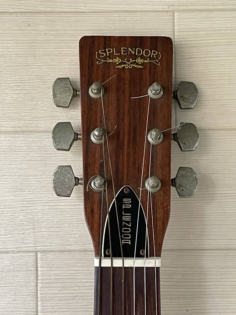 ジャパンビンテージ 小ぶりなフォークギター】 SPLENDOR スプレンダー