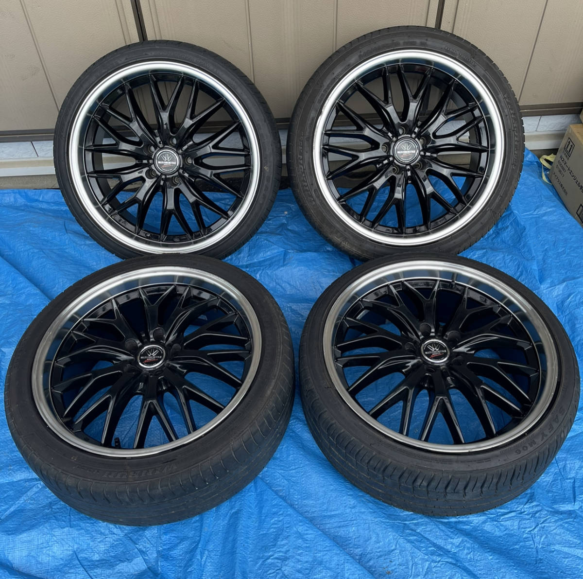 (5) MULTIFORCHETTA メッシュ 20×8 1/2J +32 PCD120×5穴 245/40ZRR20 235/35ZR20 レクサス LS600 LS460