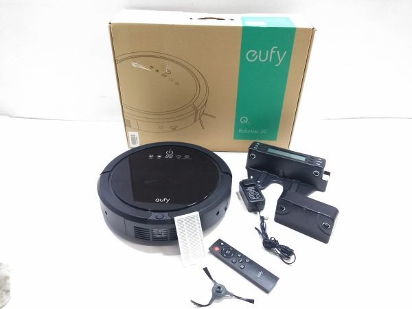 ◇eufy RoboVac20 ユーフィ ロボットクリーナー 掃除機 T2101 リモコン 充電器/元箱付き 0513B15E @140 ◇