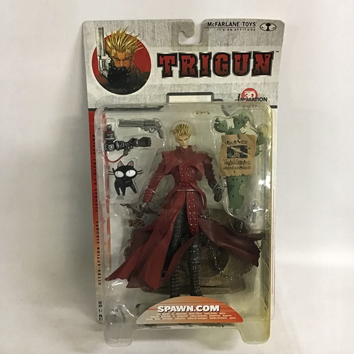 29【未開封】マクファーレントイズ TRIGUN ヴァッシュ フィギュア (80 