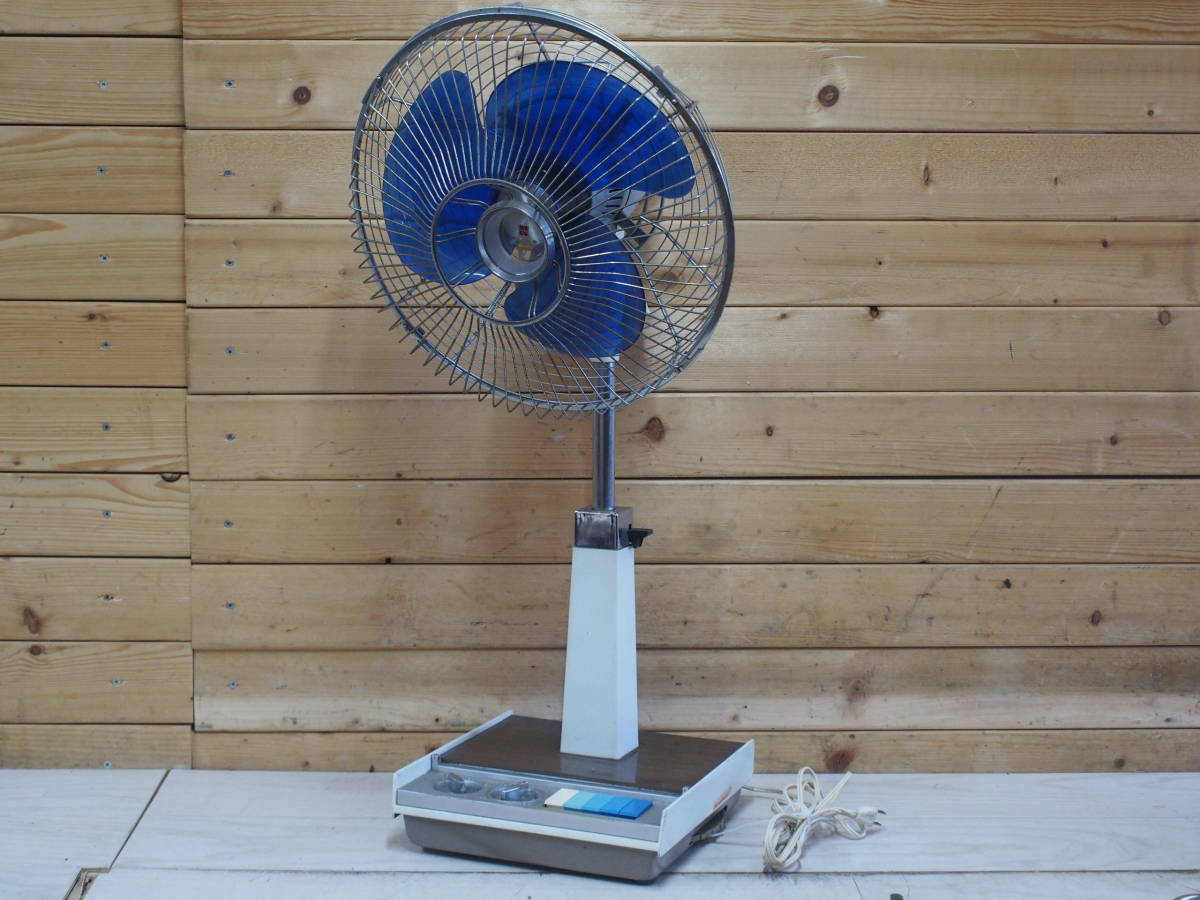 ☆【1H0518-16】 National ナショナル 30cm ELECTRIC FAN 扇風機 F-30MG 昭和 レトロ ジャンク 扇風機 National ナショナル