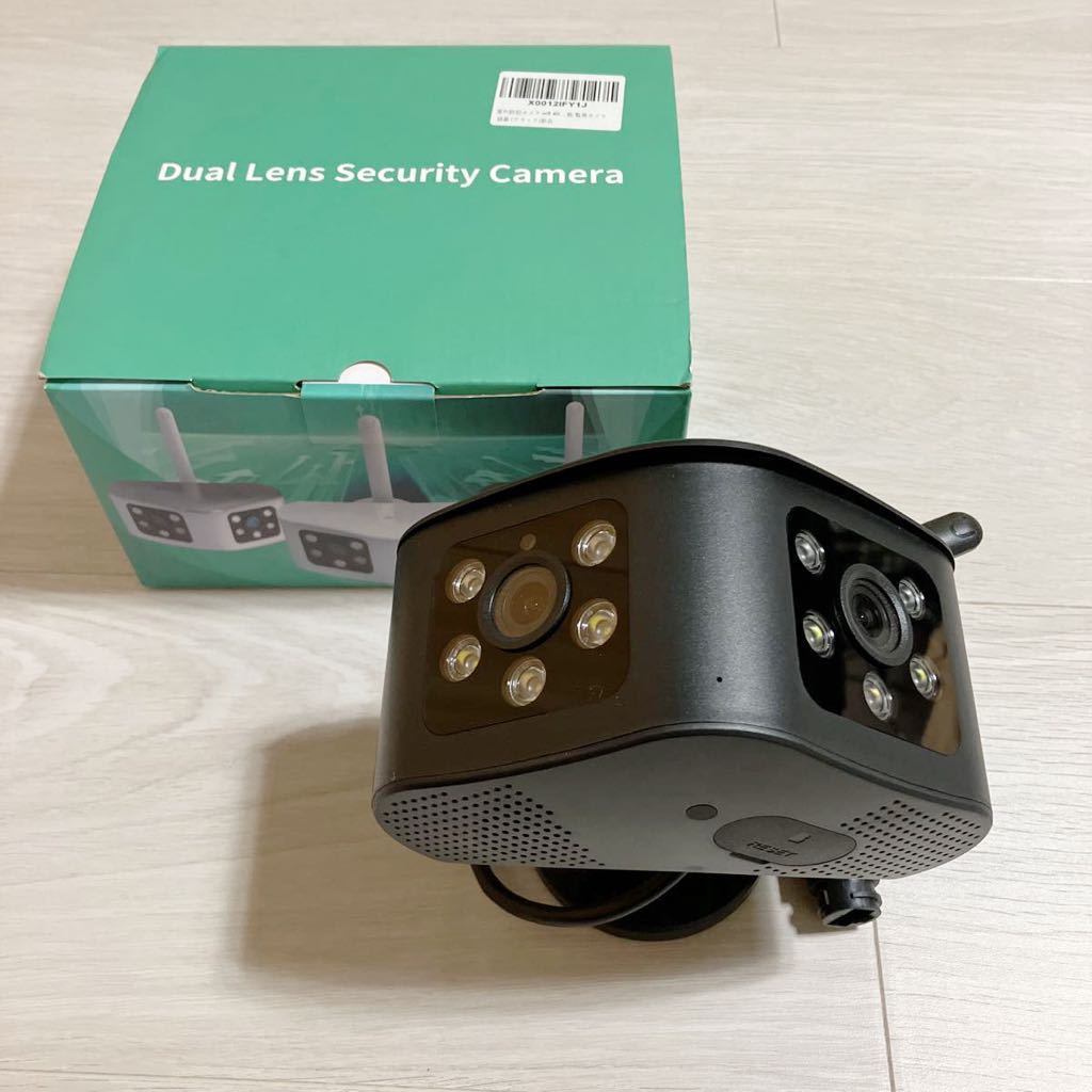 今季イチオシ RIUQIMO防犯カメラ屋外ワイヤレス4K/660万 wifi 2眼