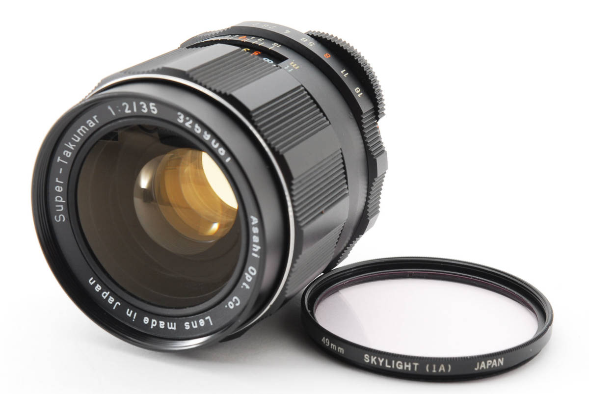 ★極上美品★ペンタックス PENTAX SUPER TAKUMAR 35mm F2 ★完動★#16756 ペンタックス Super 55mm 35mm f&frasl;3.5 極美品