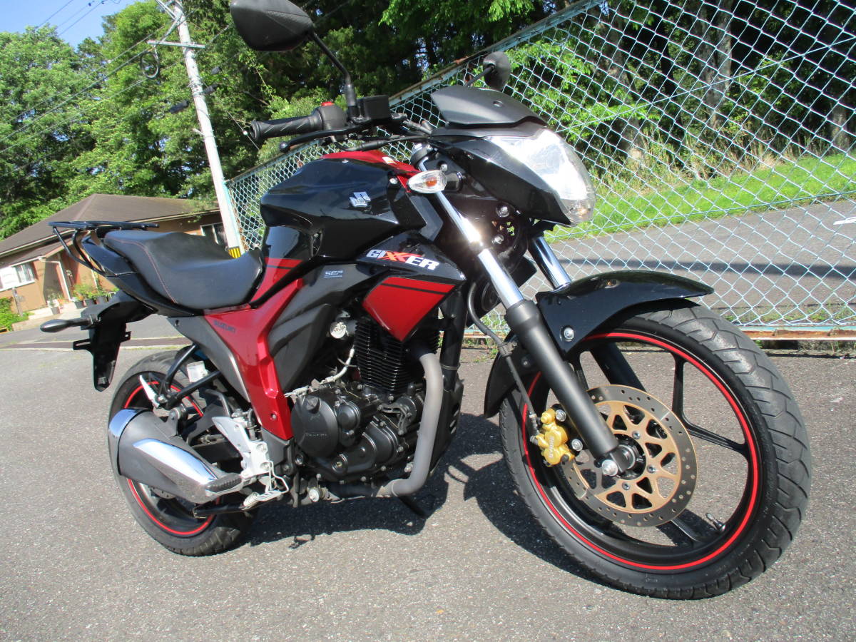ジクサー150 黒赤 NG4BG 現状(126cc-250cc)｜売買された 