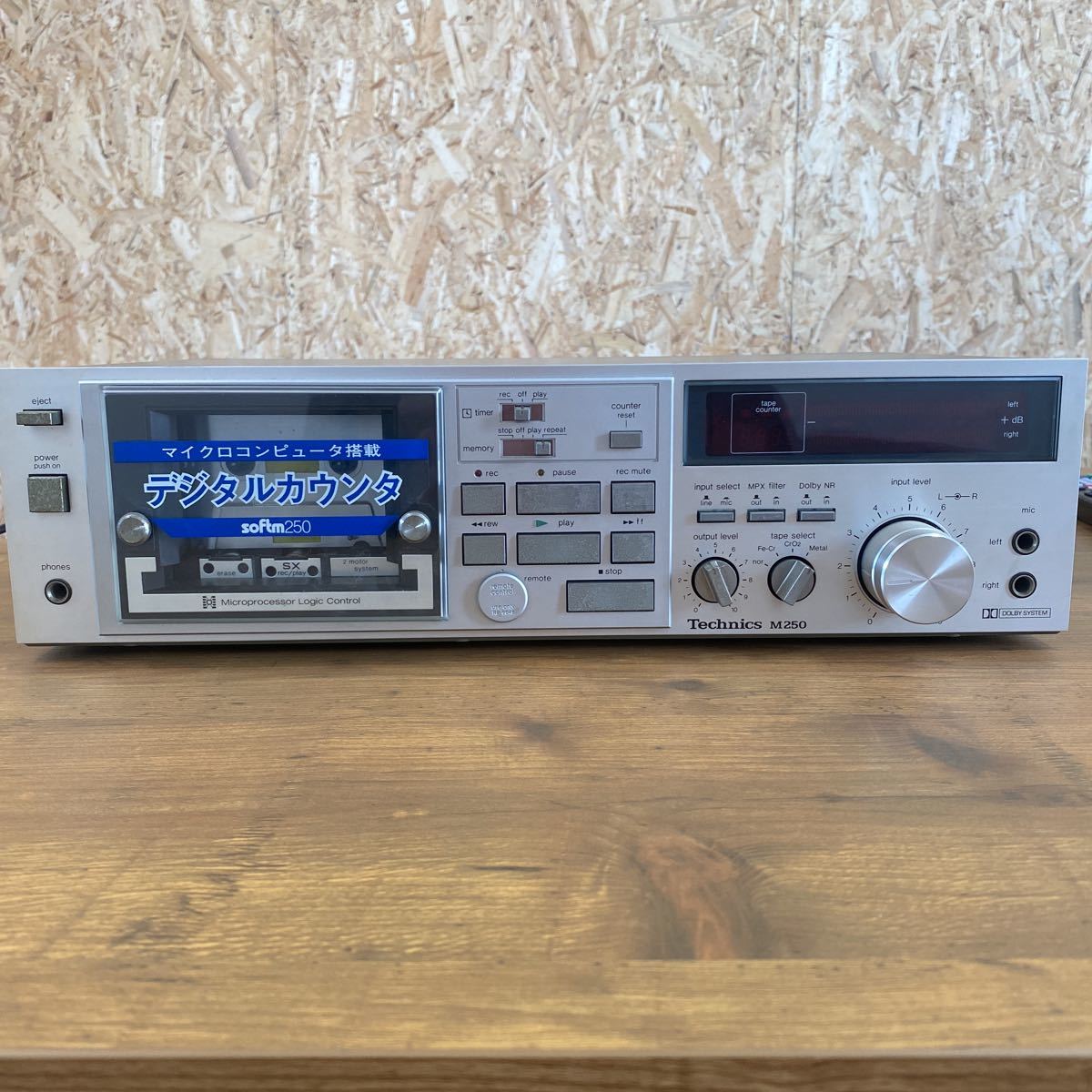 ★☆Technics 　M250 カセットデッキ Technics RS-M250 テクニクス Yahoo カセットデッキ□ 0 Technics RS