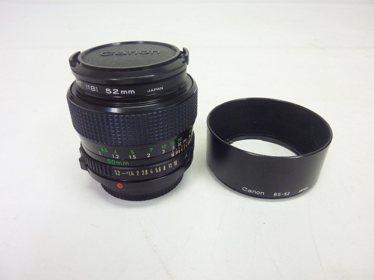 CANON キヤノン NFD New FD レンズ 50㎜ 1:1.2 BS-52 カメラフード
