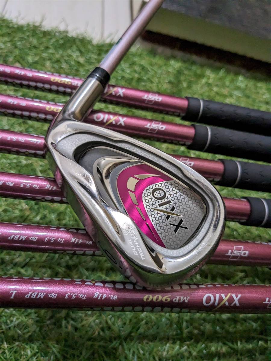 DUNLOP　XXIO9　Ladies ボルドー × MP900-L　5－Sw　7本　/ ゼクシオ ナイン レディース