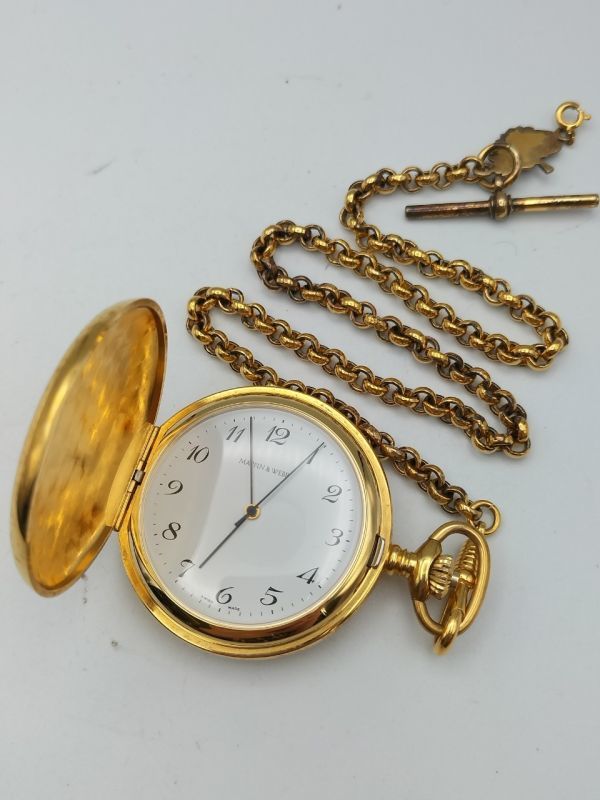 Mappin&Webb 懐中時計　手巻き　ゴールド 1円～ 稼働品 マッピン＆ウェッブ MAPPIN＆WEBB 手巻き 懐中時計