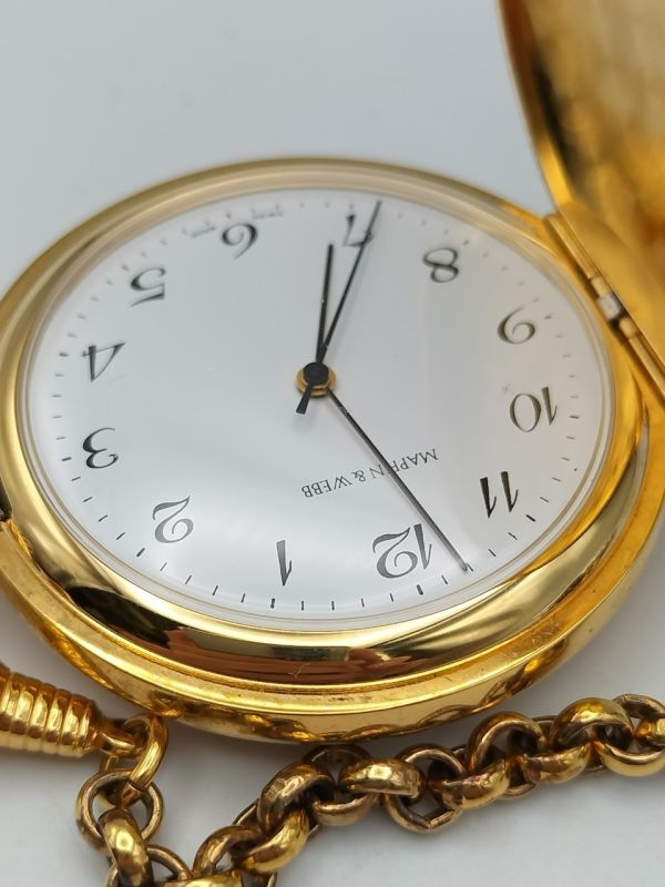 1円～ 稼働品 マッピン＆ウェッブ MAPPIN＆WEBB 手巻き 懐中時計