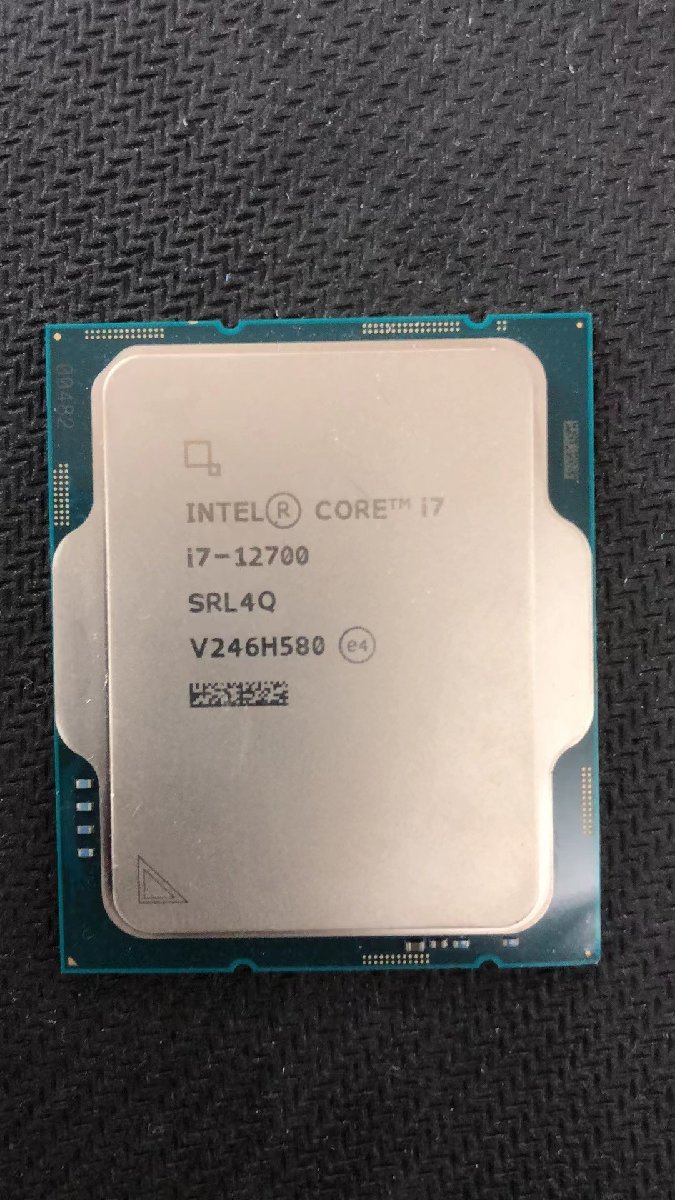 CPU インテル Intel Core I7-12700 プロセッサー 中古 動作未確認