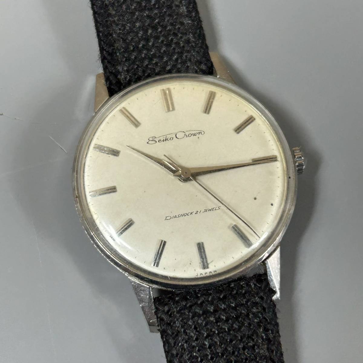 セイコー クラウン 21石 手巻き時計 OH済みセイコー 手巻き21石 ☆SEIKO