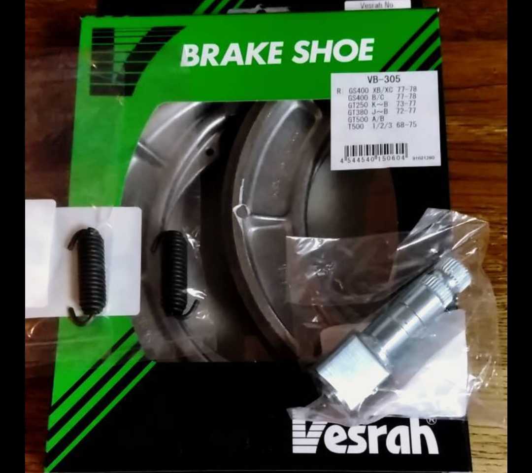 ペイSUZUKI GS400 GT380 GS425 GS400L GSX400E スポーク用 ビート BEET キャスト用 SEVEN STAR用 セブンスター ブレーキ シューライニング