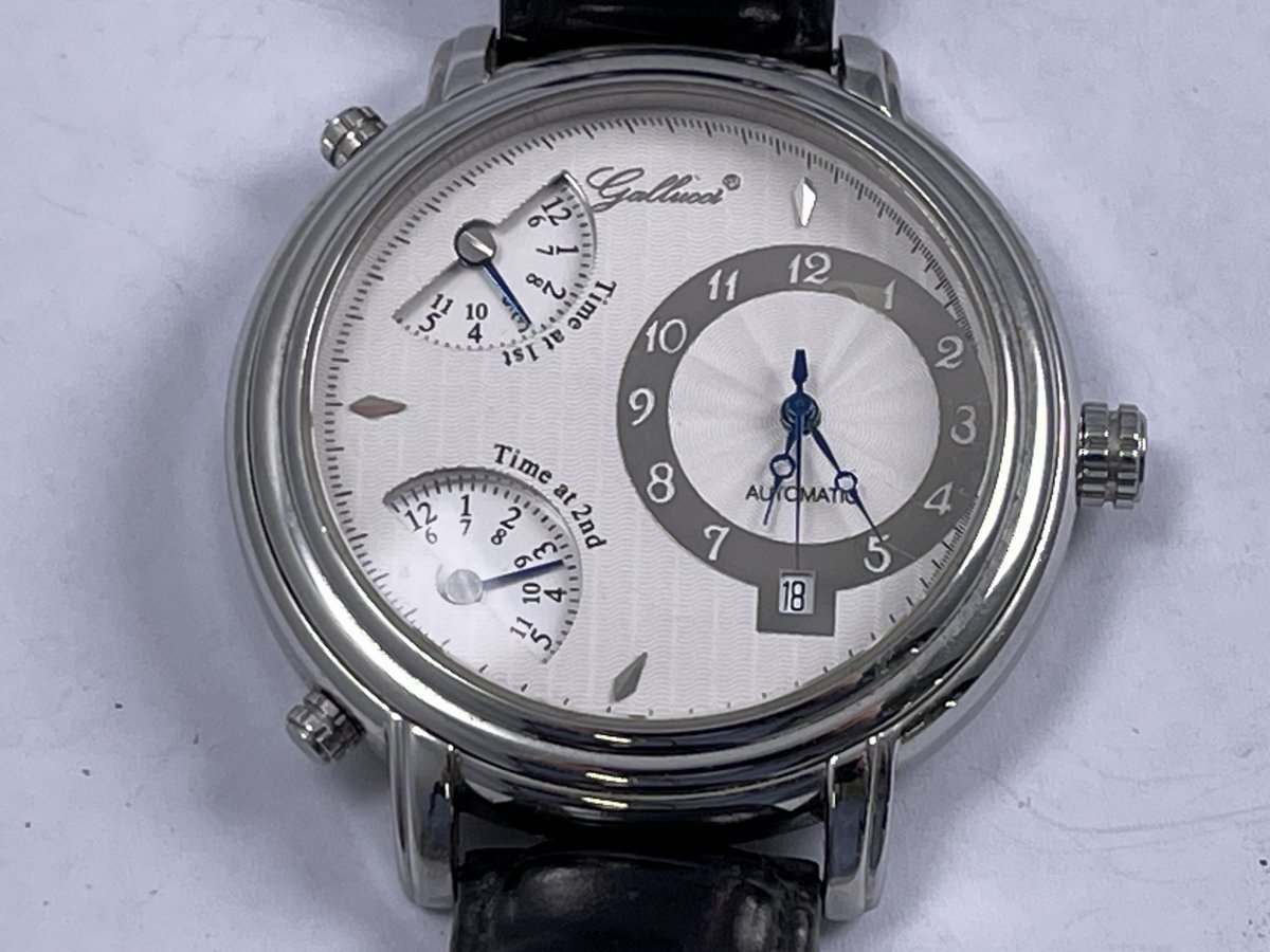 GALLUCCI ガルーチ メンズ 自動巻き スケルトン 48mmビッグケース 