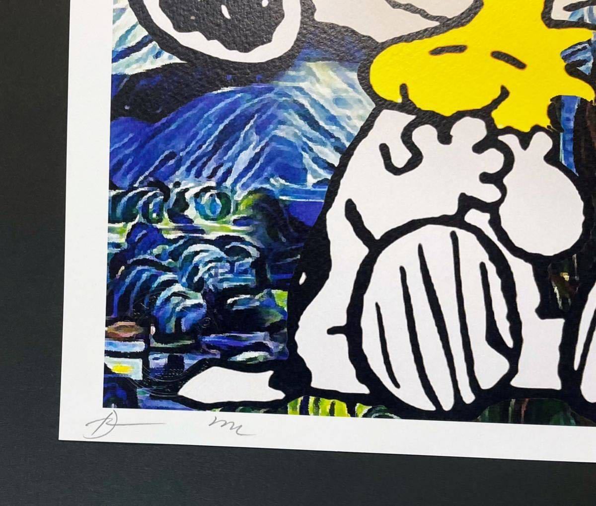 DEATH NYC 数量限定 アートポスター スヌーピー SNOOPY ウッドストック 