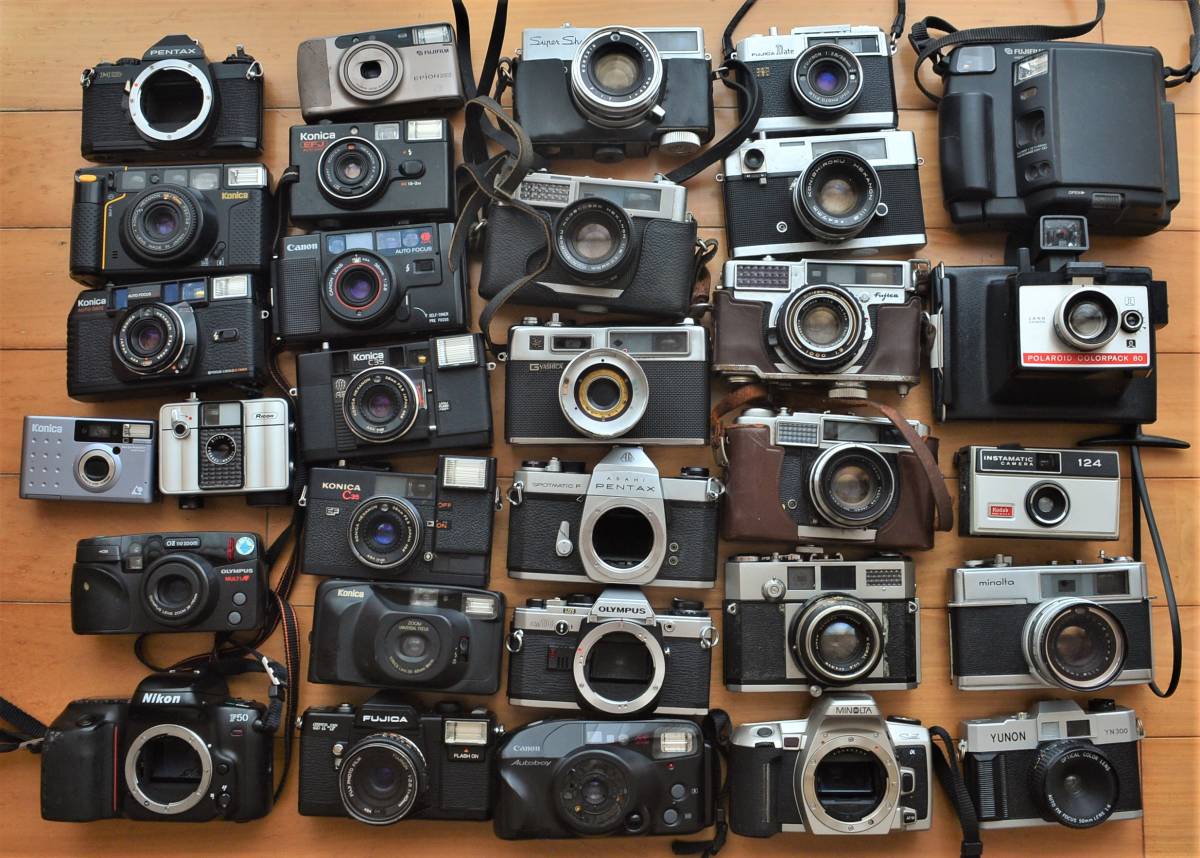 フィルムカメラ まとめ売り ジャンク Canon 30台 部品取り 27台
