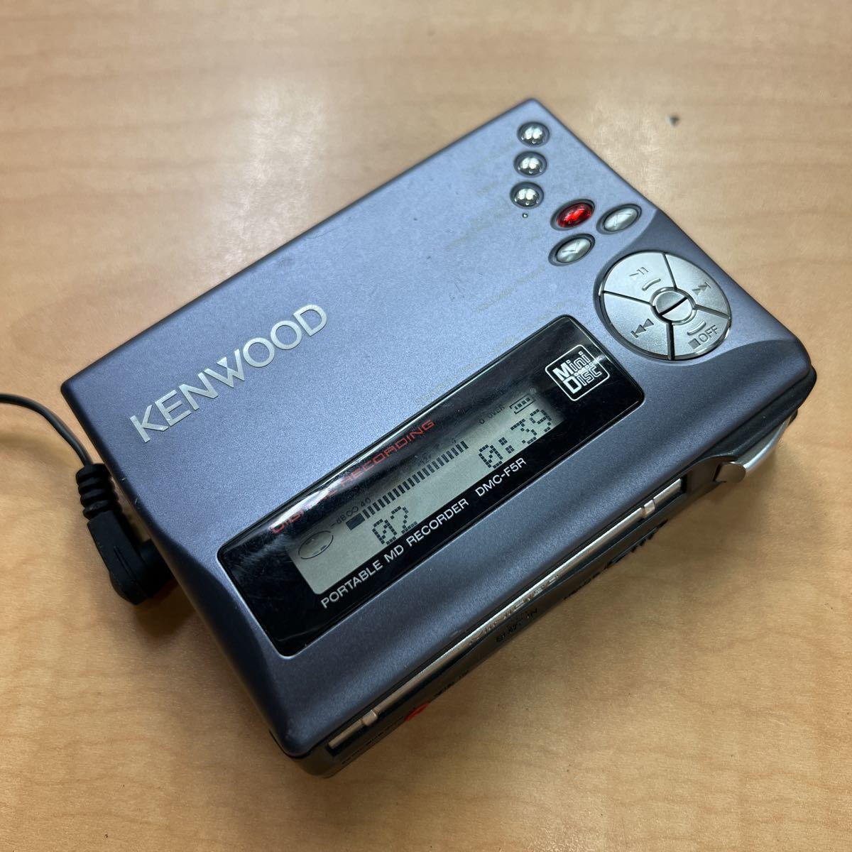 再生確認済み KENWOOD ケンウッド DMC-F5R ポータブルMDプレーヤー