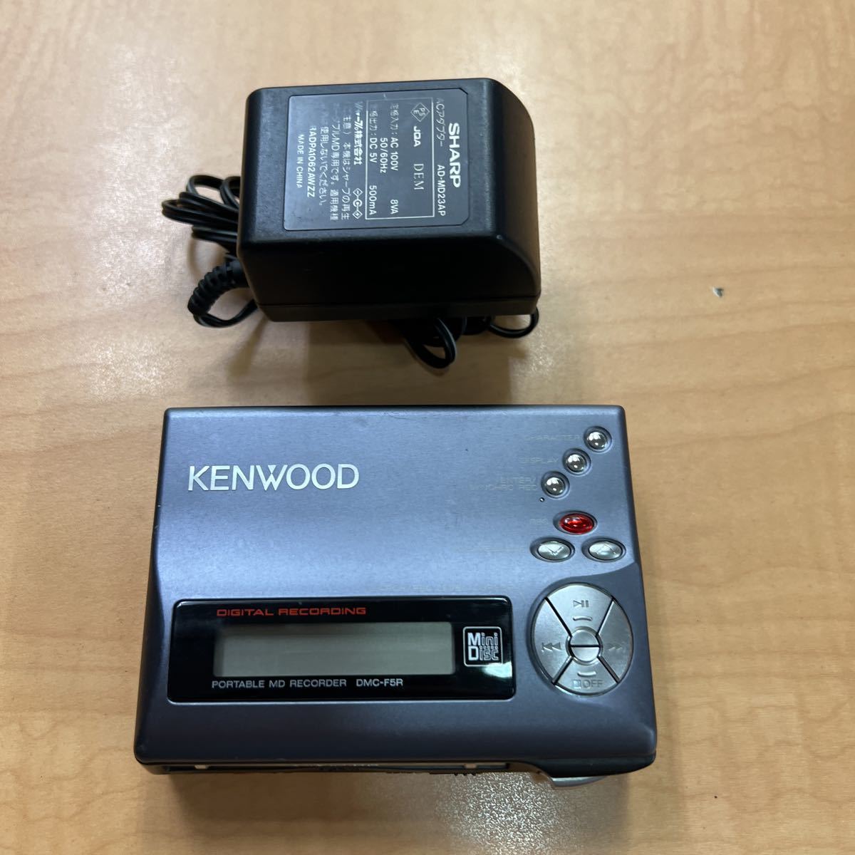 再生確認済み KENWOOD ケンウッド DMC-F5R ポータブルMDプレーヤー