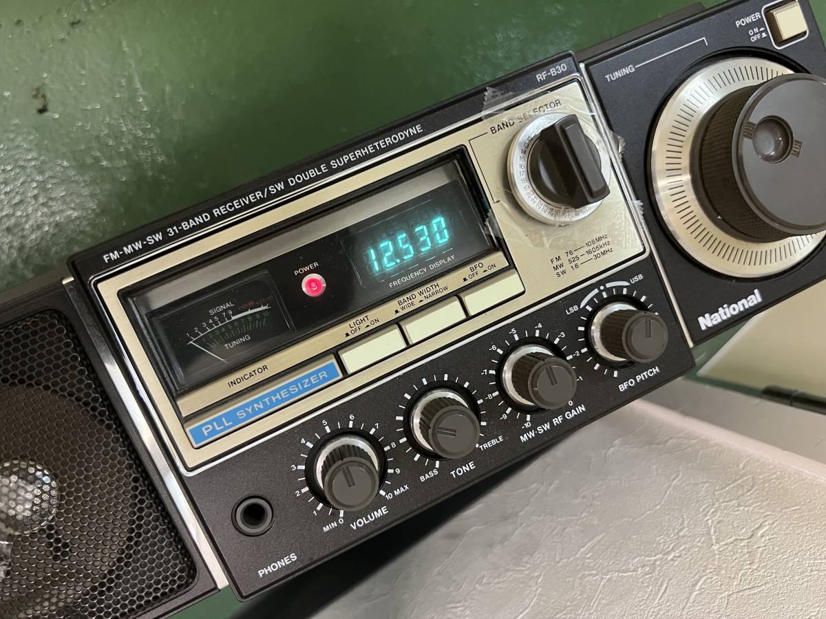 ナショナルBCLラジオ 6バンド RFーB300 動作品 ナショナルBCL