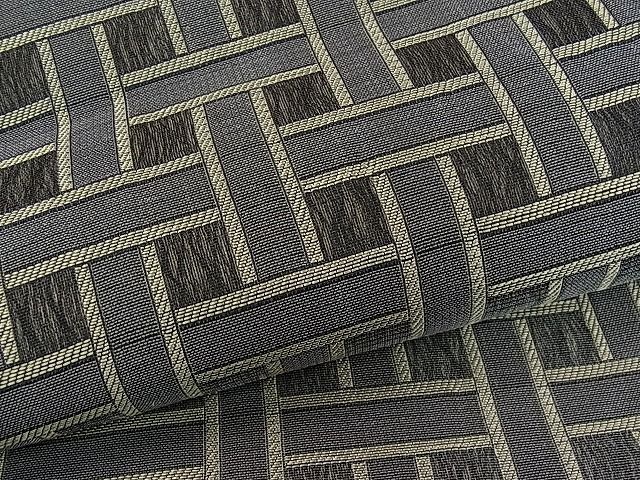 平和屋着物■スリーシーズン　春夏秋　両面　六通柄袋帯　網目文　逸品　vp6578