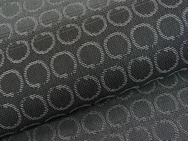 平和屋着物■スリーシーズン　春夏秋　両面　六通柄袋帯　網目文　逸品　vp6578