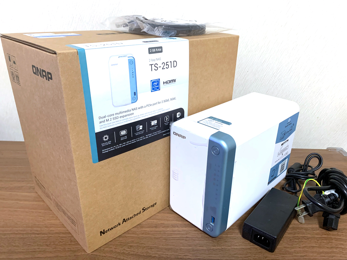 人気SALE，大得価 QNAP TS-251D-2G 2ベイ NAS(NAS)｜売買されたオークション情報、yahooの商品情報をアーカイブ公開 - オークファン NAS