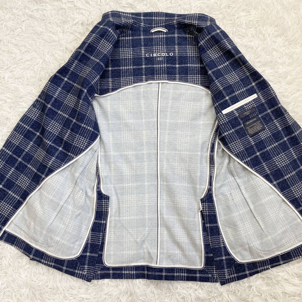 極上の着心地♪【美品】チルコロ 1901 ☆グレンチェック柄 着心地最高 