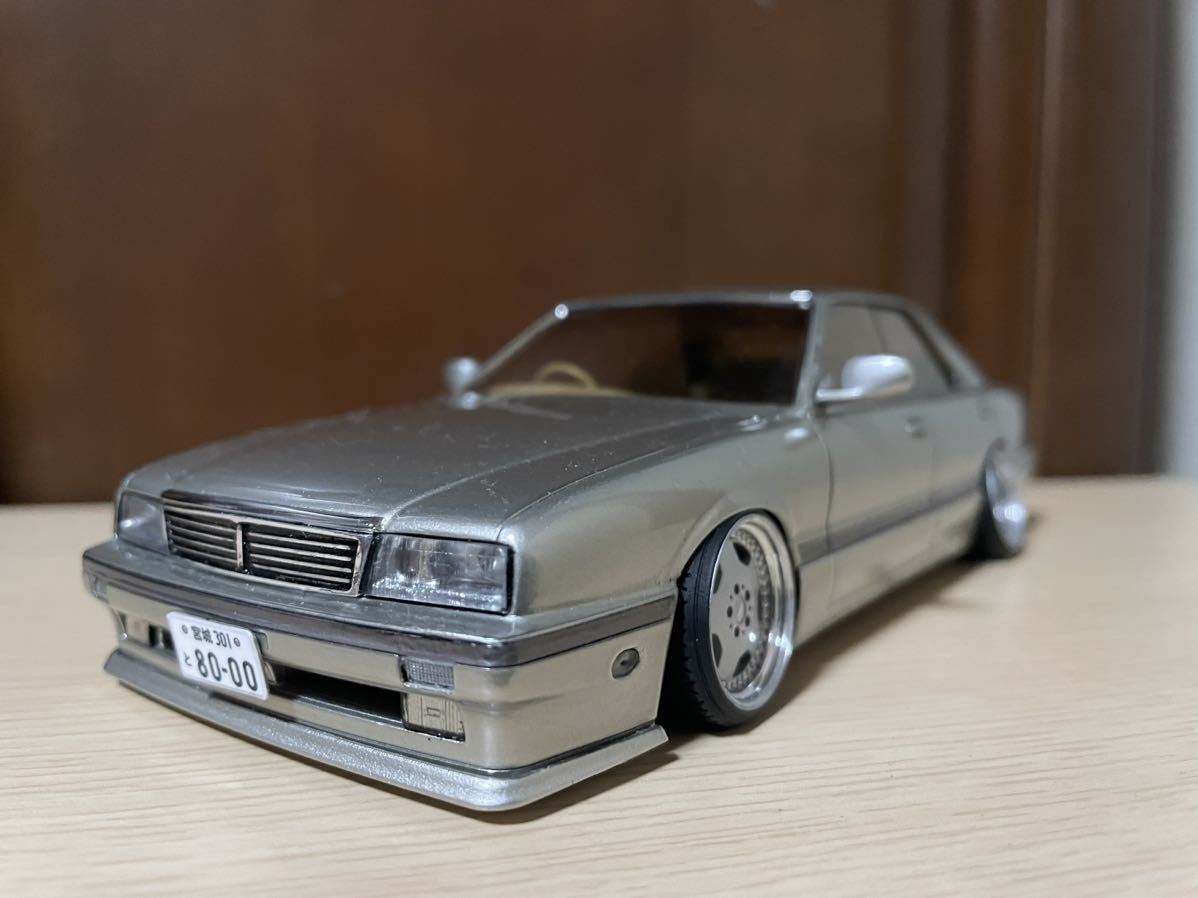 アオシマ y31 シーマ シャコタン インパル仕様 高旧進車 街道レーサー 