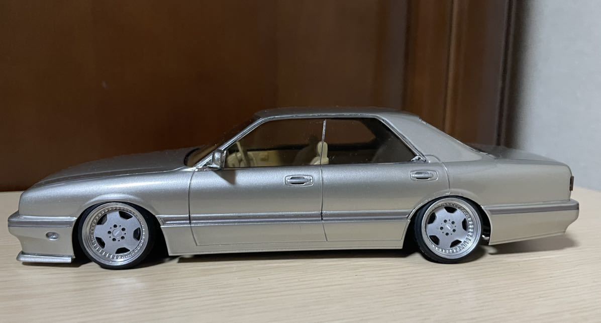 アオシマ y31 シーマ シャコタン インパル仕様 高旧進車 街道レーサー 