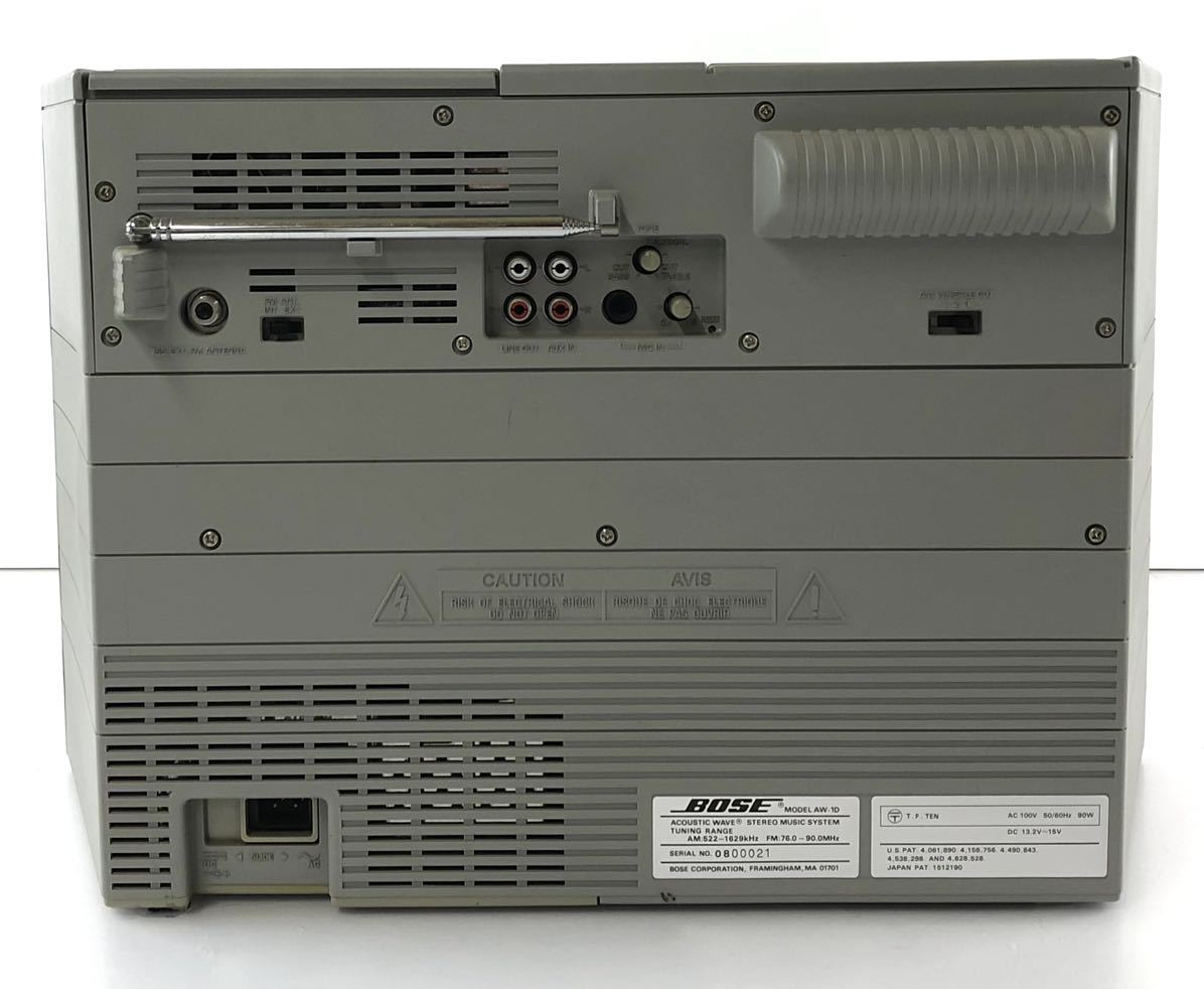 美品 BOSE AW-1D + AWPC-1 セット 動作品 CD カセットOK AW-1D BOSE CD 美品 ボーズ 動作品 + AWPC-1 セット カセットOK CD