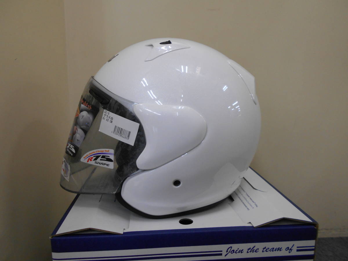 新品／Arai SZ-G グラスホワイト XLサイズ 61-62cm グラス白 