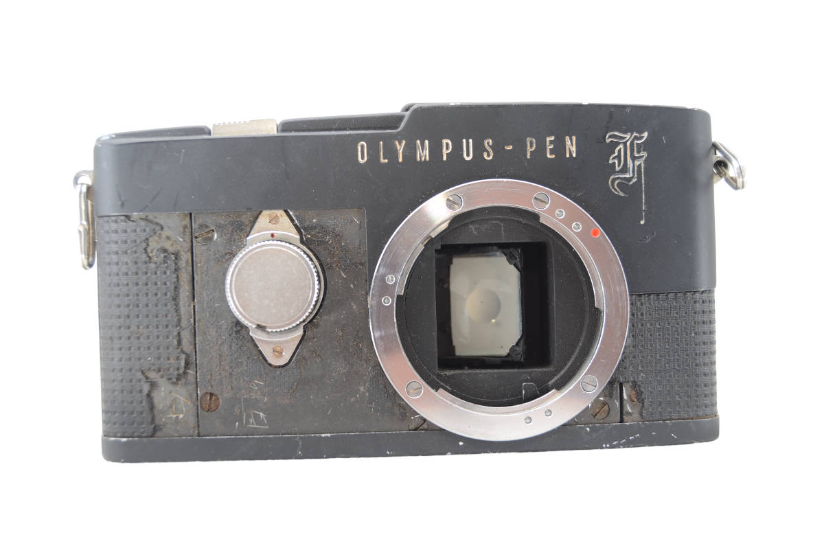 ★ジャンク★OLYMPUS PEN-F ブラック 黒 レンジファインダー#3770
