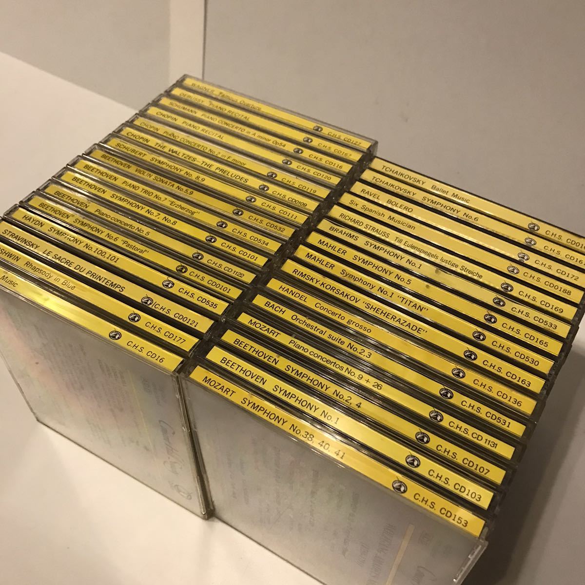 クラシックCD31枚セット C.H.S ベートーベン バッハ モーツァルト ショパン シューマン ドビュッシー ワーグナー チャイコフスキー classic