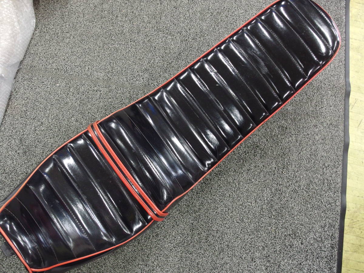 ■カワサキ ゼファー400 初期 タックロール3段シート■暴走族 旧車