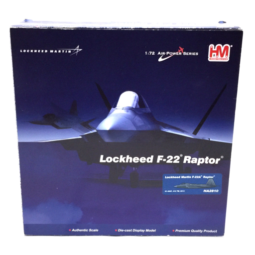 ホビーマスター 1/72 F-22 ラプター 第412飛行試験飛行隊 ダイキャスト 