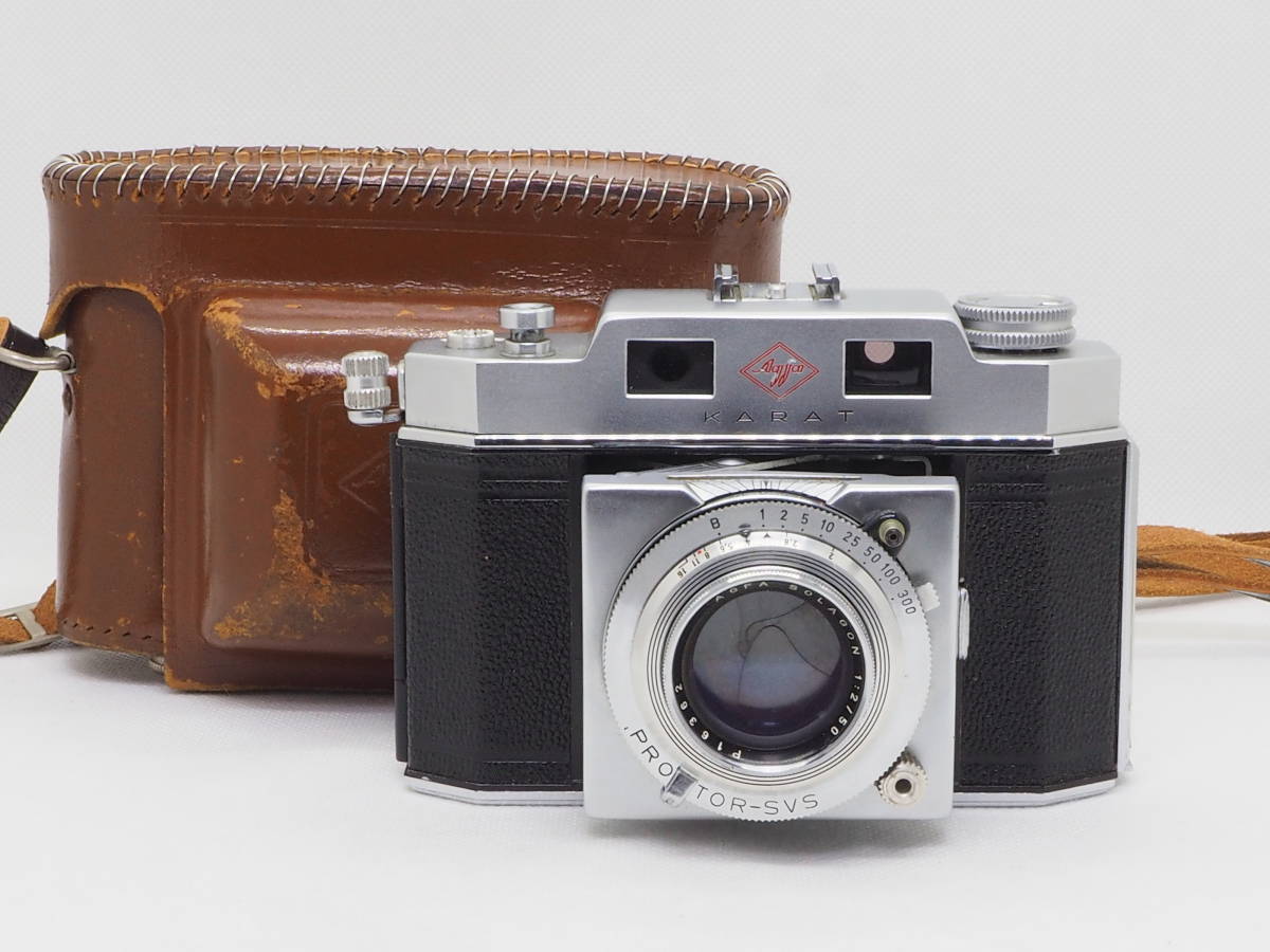 □希少美品□ アグファ AGFA KARAT SOLAGON 50mm F2 《レザーケース付》 #