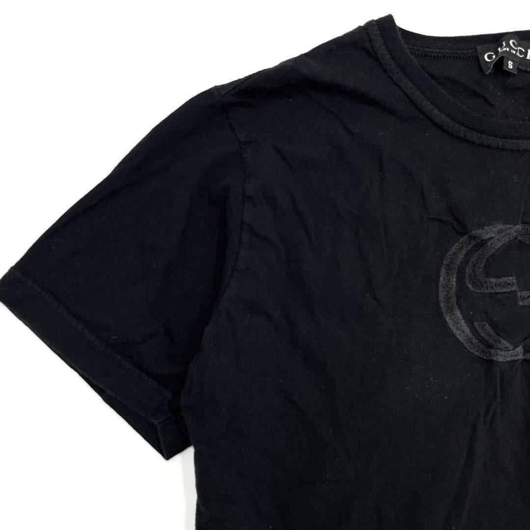 1円《極上品》 GUCCI グッチ メンズ GG 立体 ロゴ 半袖 Tシャツ U