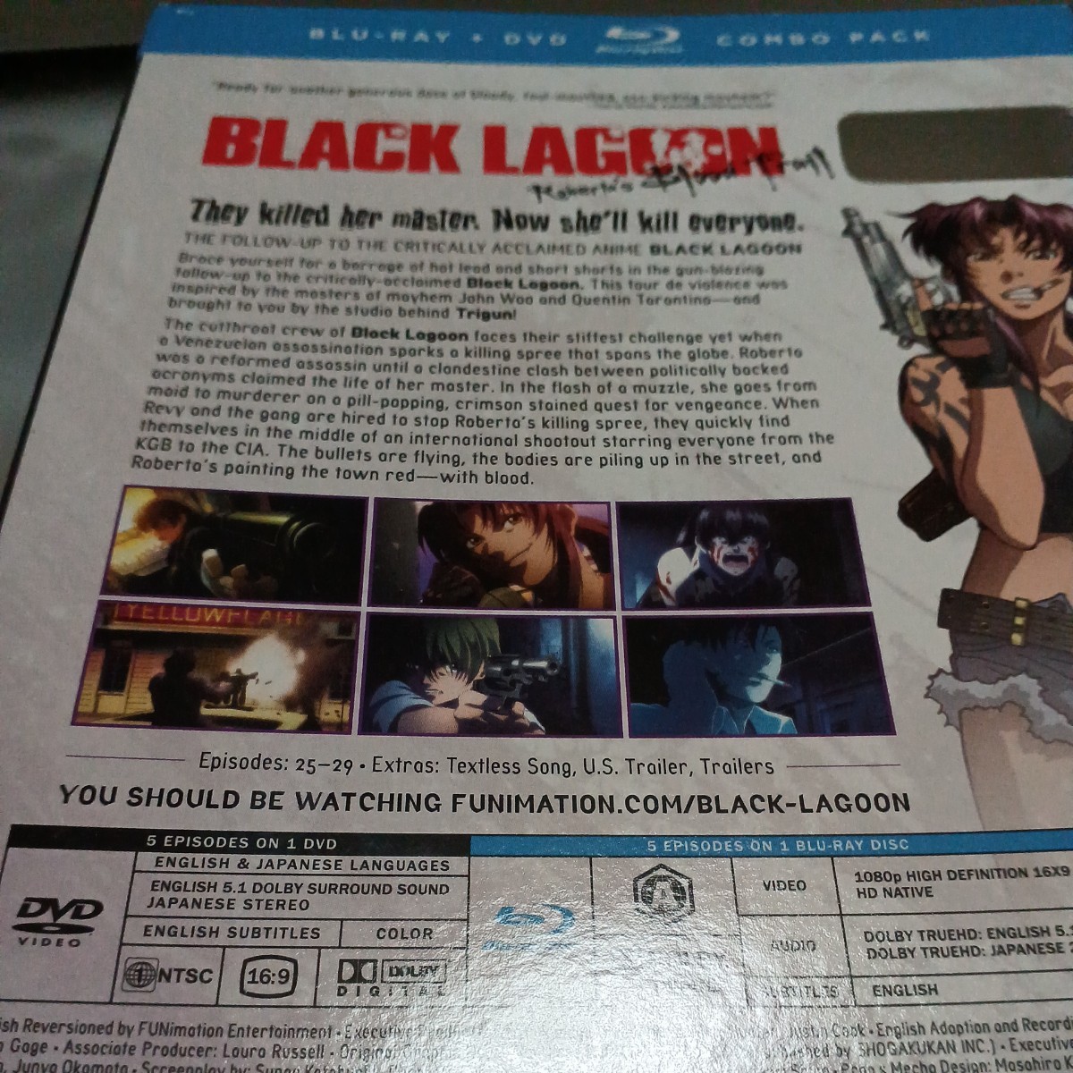 海外版TVアニメ『ブラック・ラグーン OVA (北米版) / BLACK LAGOON 