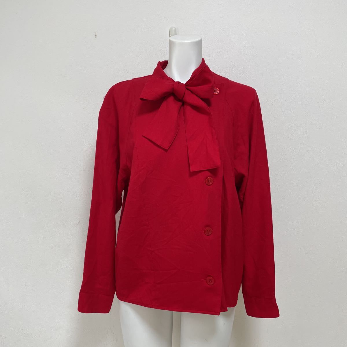 Miss Chloe ミスクロエ レディース 長袖 ブラウス シャツ タイリボン 