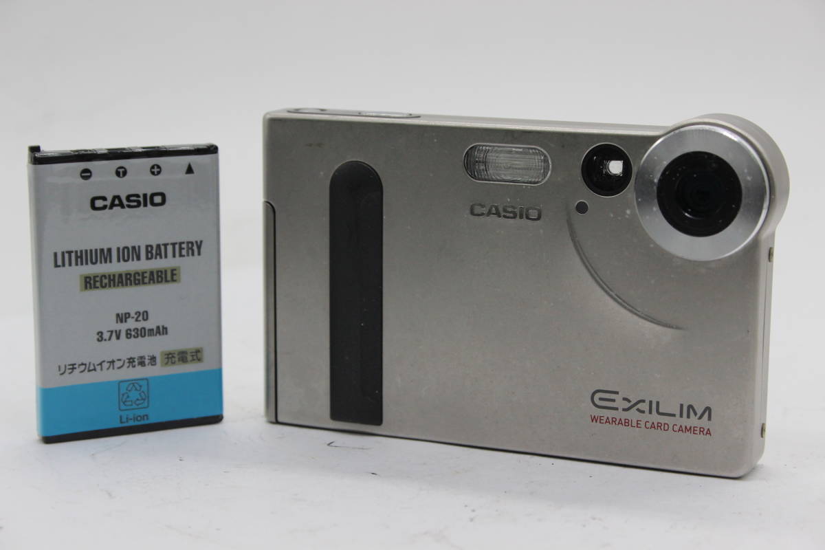 動作良好CASIO EXILIM CARD EX-S1 シルバー テレビ・オーディオ