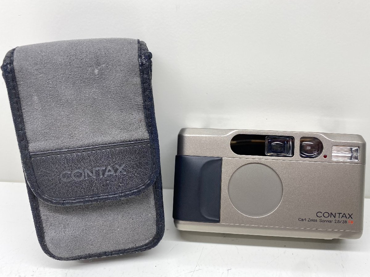 Contax T2 Compatta A Pellicola - Carl Zeiss Sonnar 2.8/38 - Argento Oro Dal Giappone - Foto 3