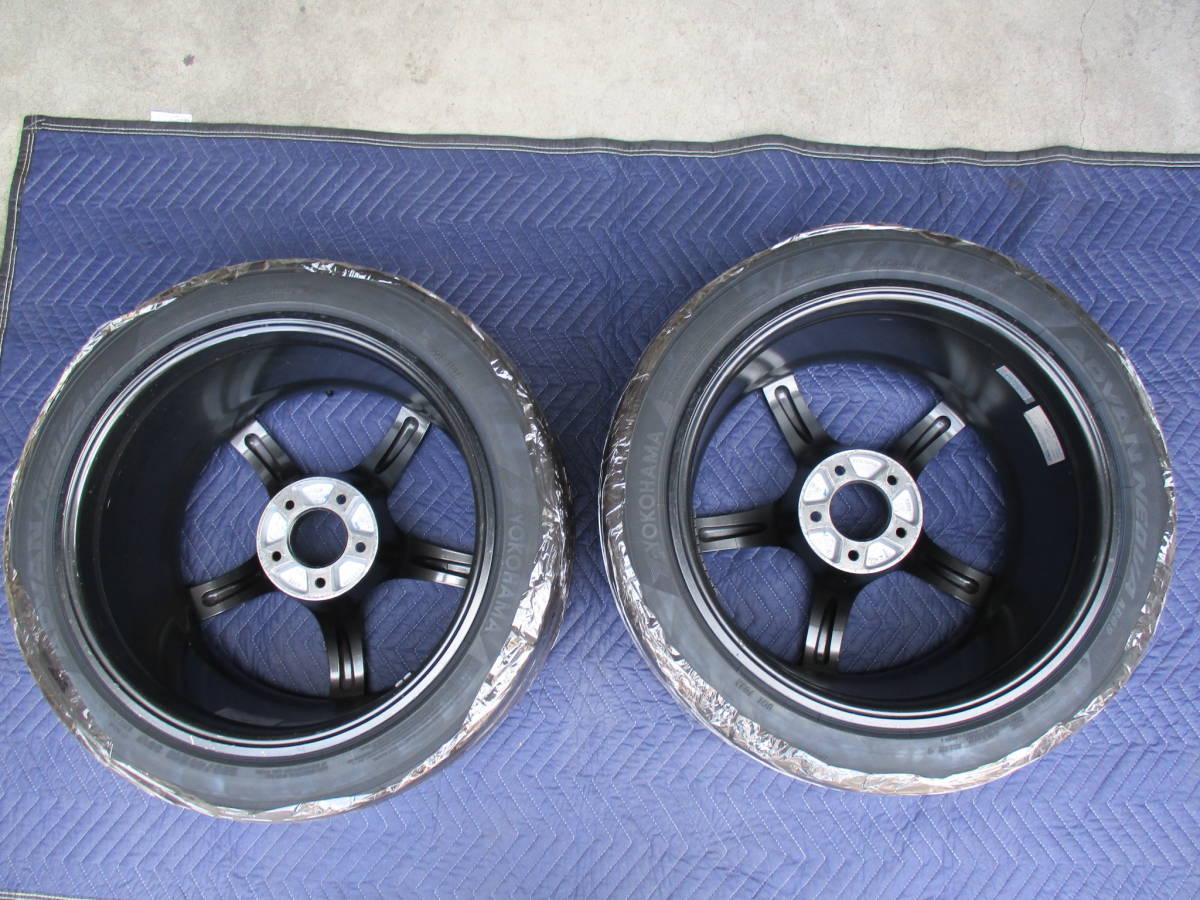 ホイール1本新品・タイヤ4本未使用】ヨコハマ アドバンレーシング TC-4 