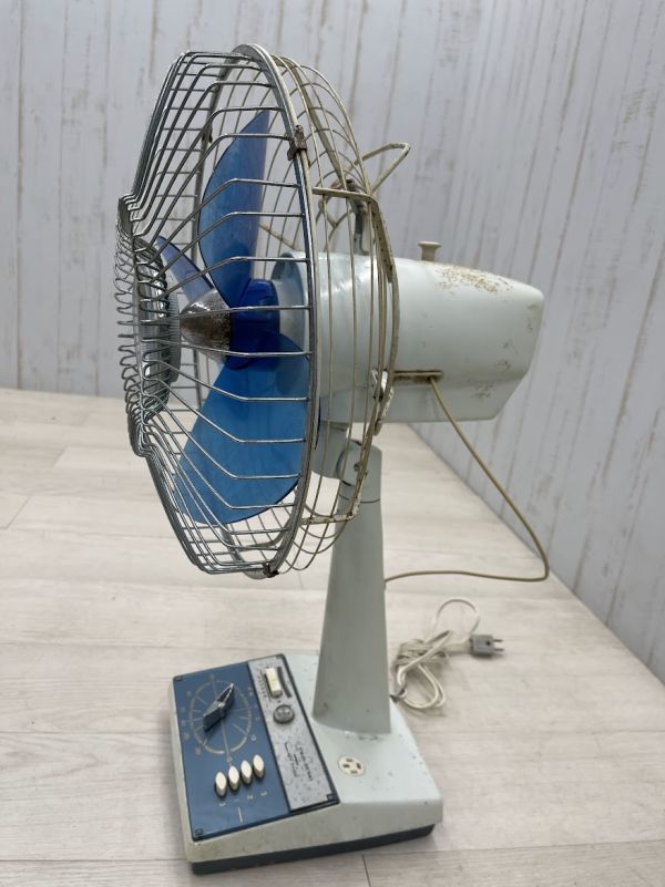昭和レトロ FUJI DENKI 扇風機 動作やや難あり 風力3段 タイマー 30